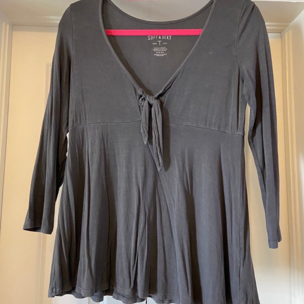 American Eagle Soft and Sexy 3/4 Sleeve T-Shirt